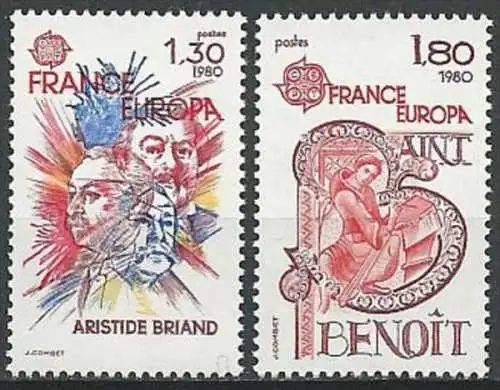 FRANKREICH 1980 Mi-Nr. 2202/03 ** MNH - CEPT