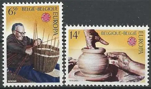 BELGIEN 1976 Mi-Nr. 1857/58 ** MNH - CEPT