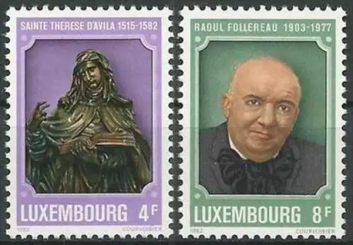 LUXEMBURG 1982 Mi-Nr. 1054/55 ** MNH