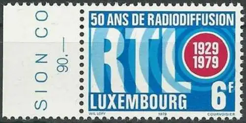 LUXEMBURG 1979 Mi-Nr. 997 ** MNH