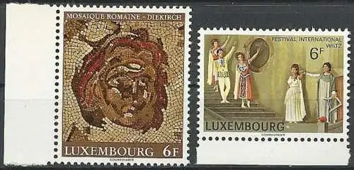 LUXEMBURG 1977 Mi-Nr. 954 955 ** MNH