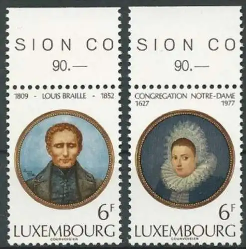 LUXEMBURG 1977 Mi-Nr. 949, 950 ** MNH