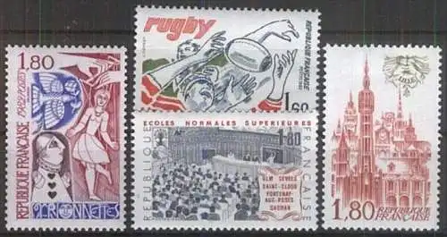 FRANKREICH 1982 Mi-Nr. 2354 2355 2356 2357 ** MNH