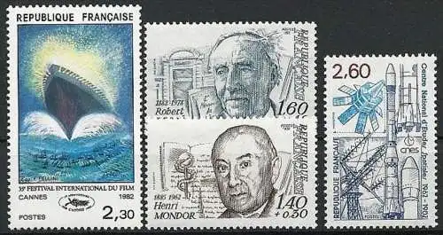 FRANKREICH 1982 Mi-Nr. 2334 2335 2336 2337 ** MNH