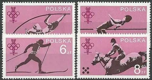 POLEN 1979 Mi-Nr. 2612/15 ** MNH