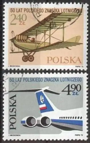 POLEN 1975 Mi-Nr. 2398/99 o used