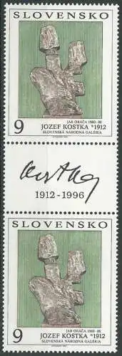 SLOWAKEI 1993 Mi-Nr. 185 Zusammendruck ** MNH