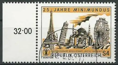 ÖSTERREICH 1984 Mi-Nr. 1783 o used - aus Abo