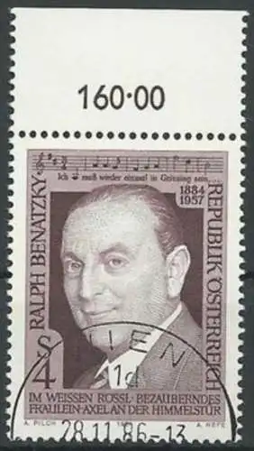 ÖSTERREICH 1984 Mi-Nr. 1781 o used - aus Abo