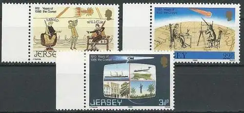 JERSEY 1986 Mi-Nr. 374/76 ** MNH