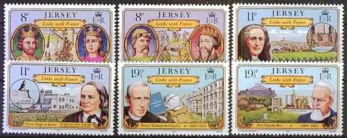 JERSEY 1982 Mi-Nr. 282/87 ** MNH