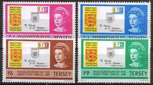 JERSEY 1969 Mi-Nr. 22/25 ** MNH