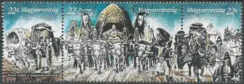UNGARN 1995 Mi-Nr. 4327/29 Zusammendruck ** MNH