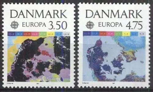 DÄNEMARK 1991 Mi-Nr. 1000/01 ** MNH