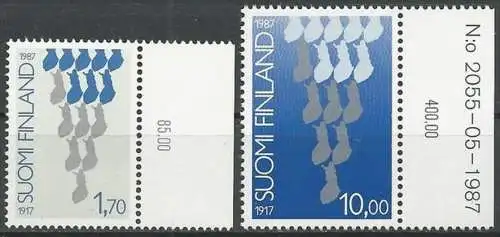 FINNLAND 1987 Mi-Nr. 1029/30 ** MNH