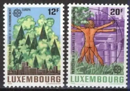 LUXEMBURG 1986 Mi-Nr. 1151/52 ** MNH