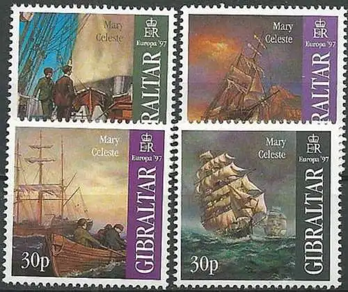 GIBRALTAR 1997 Mi-Nr. 783/86 ** MNH