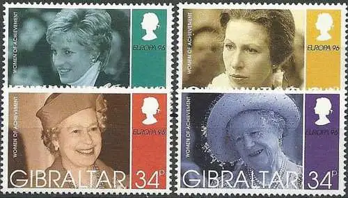 GIBRALTAR 1996 Mi-Nr. 755/58 ** MNH