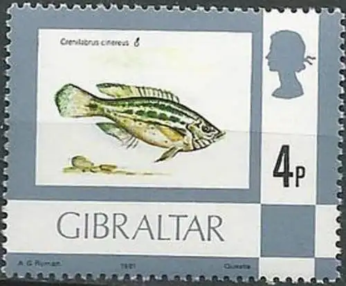 GIBRALTAR 1981 Mi-Nr. 353 III ** MNH