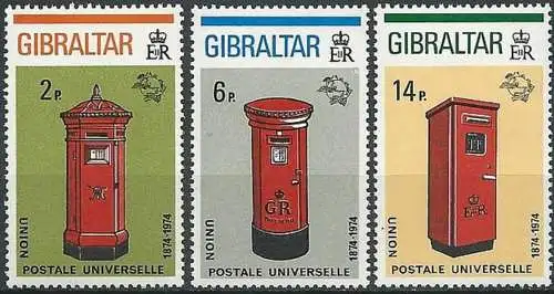 GIBRALTAR 1974 Mi-Nr. 310/12 ** MNH