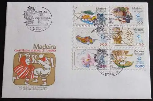 MADEIRA 1980 Mi-Nr. 64/69  FDC