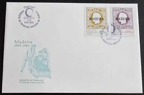 MADEIRA 1980 Mi-Nr. 62/63  FDC