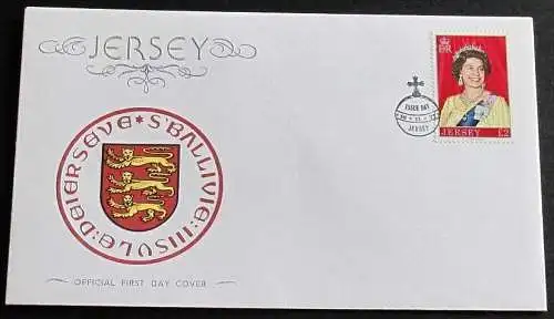 JERSEY 1977 Mi-Nr. 172 FDC