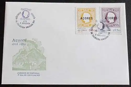 AZOREN 1980 Mi-Nr. 334/35 FDC