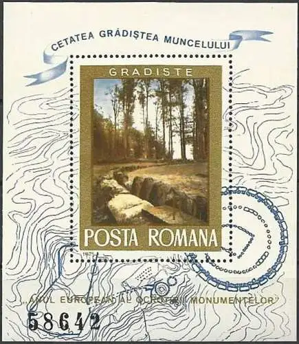 RUMÄNIEN 1975 Mi-Nr. Block 121 ** MNH