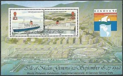 ISLE OF MAN 1992 Mi-Nr. Block 18 ** MNH