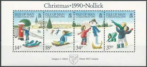 ISLE OF MAN 1990 Mi-Nr. Block 14 ** MNH