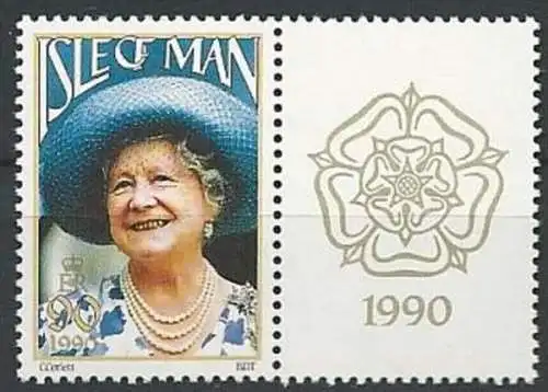 ISLE OF MAN 1990 Mi-Nr. 437 Zierfeld ** MNH