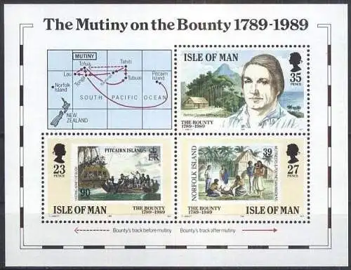 ISLE OF MAN 1989 Mi-Nr. Block 11 ** MNH