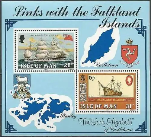 ISLE OF MAN 1984 Mi-Nr. Block 7 ** MNH