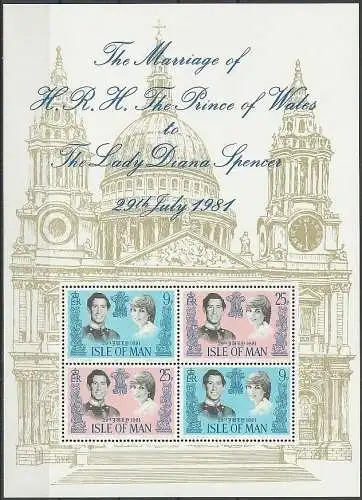 ISLE OF MAN 1981 Mi-Nr. Block 5 ** MNH