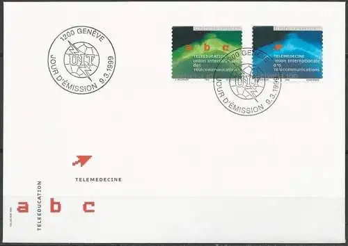 SCHWEIZ 1999 Mi-Nr. UIT 16/17 FDC