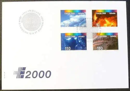 SCHWEIZ 1997 Mi-Nr. 1618/21 FDC