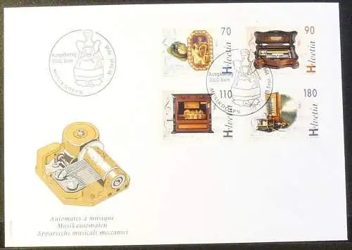 SCHWEIZ 1996 Mi-Nr. 1585/88 FDC