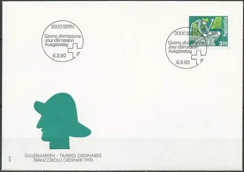 SCHWEIZ 1990 Mi-Nr. 1413 FDC