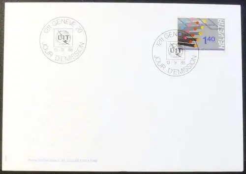 SCHWEIZ 1988 Mi-Nr. UIT 14 FDC