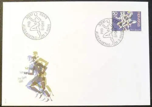 SCHWEIZ 1986 Mi-Nr. 1313 FDC