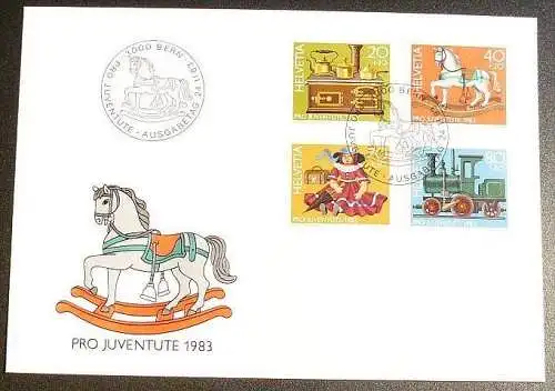 SCHWEIZ 1983 Mi-Nr. 1260/63 FDC