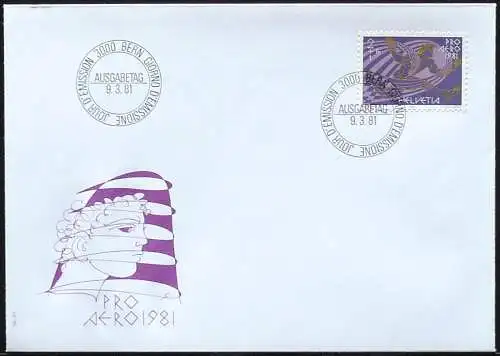 SCHWEIZ 1981 Mi-Nr. 1196 FDC