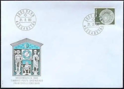 SCHWEIZ 1980 Mi-Nr. 1169 FDC