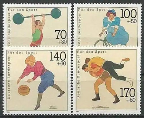 DEUTSCHLAND 1991 Mi-Nr. 1499/02 ** MNH