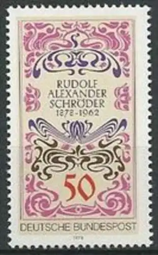 DEUTSCHLAND 1978 Mi-Nr. 956  ** MNH
