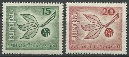 DEUTSCHLAND 1965 Mi-Nr. 483/84 ** MNH