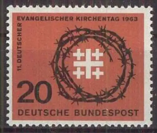 DEUTSCHLAND 1963 Mi-Nr. 405 ** MNH