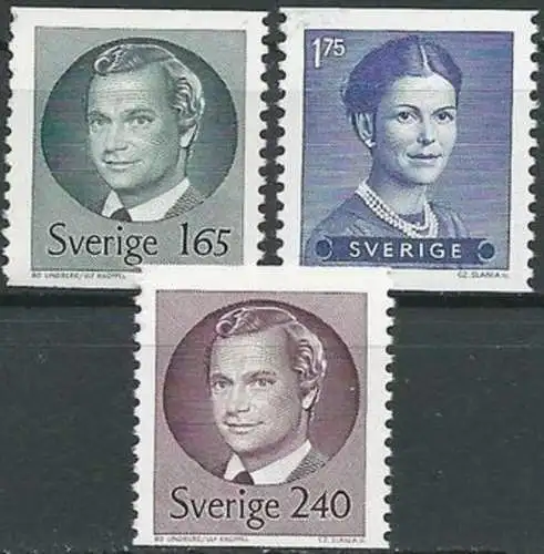 SCHWEDEN 1981 Mi-Nr. 1149/51 ** MNH