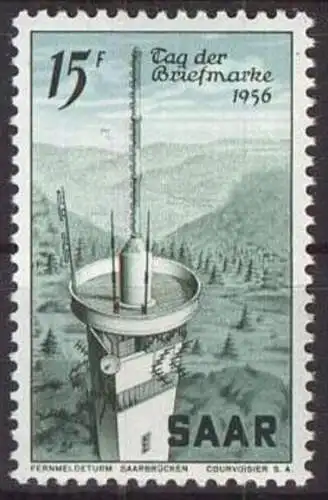 SAARLAND 1956 Mi-Nr. 369 ** MNH